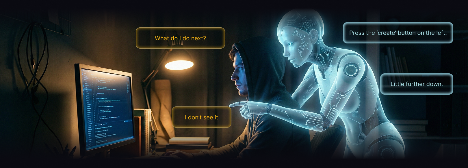 AI looking over your shoulder — real-time screen coaching